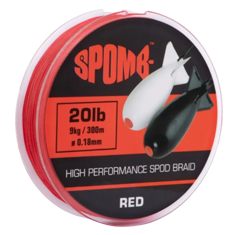 SPOMB Braid Red 0,18mm 300m
