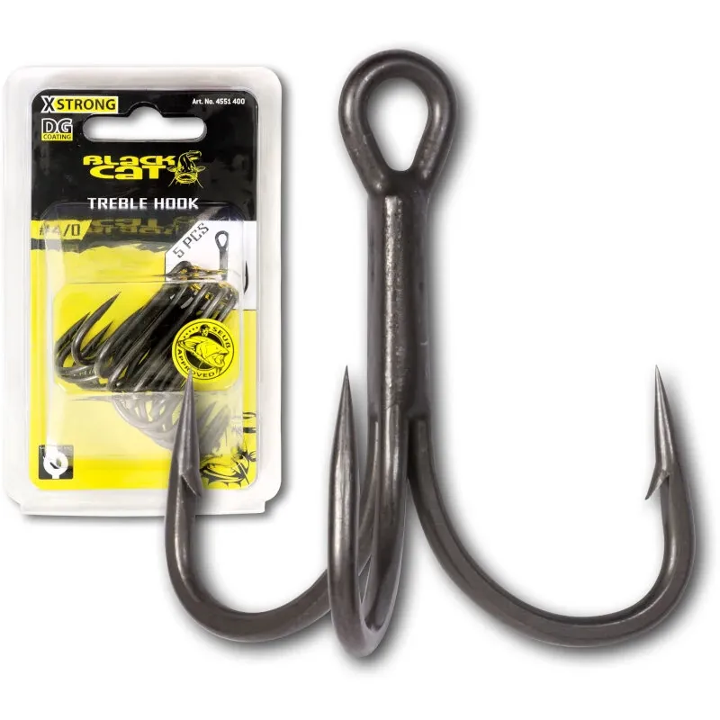 BLACK CAT Treble Hook DG