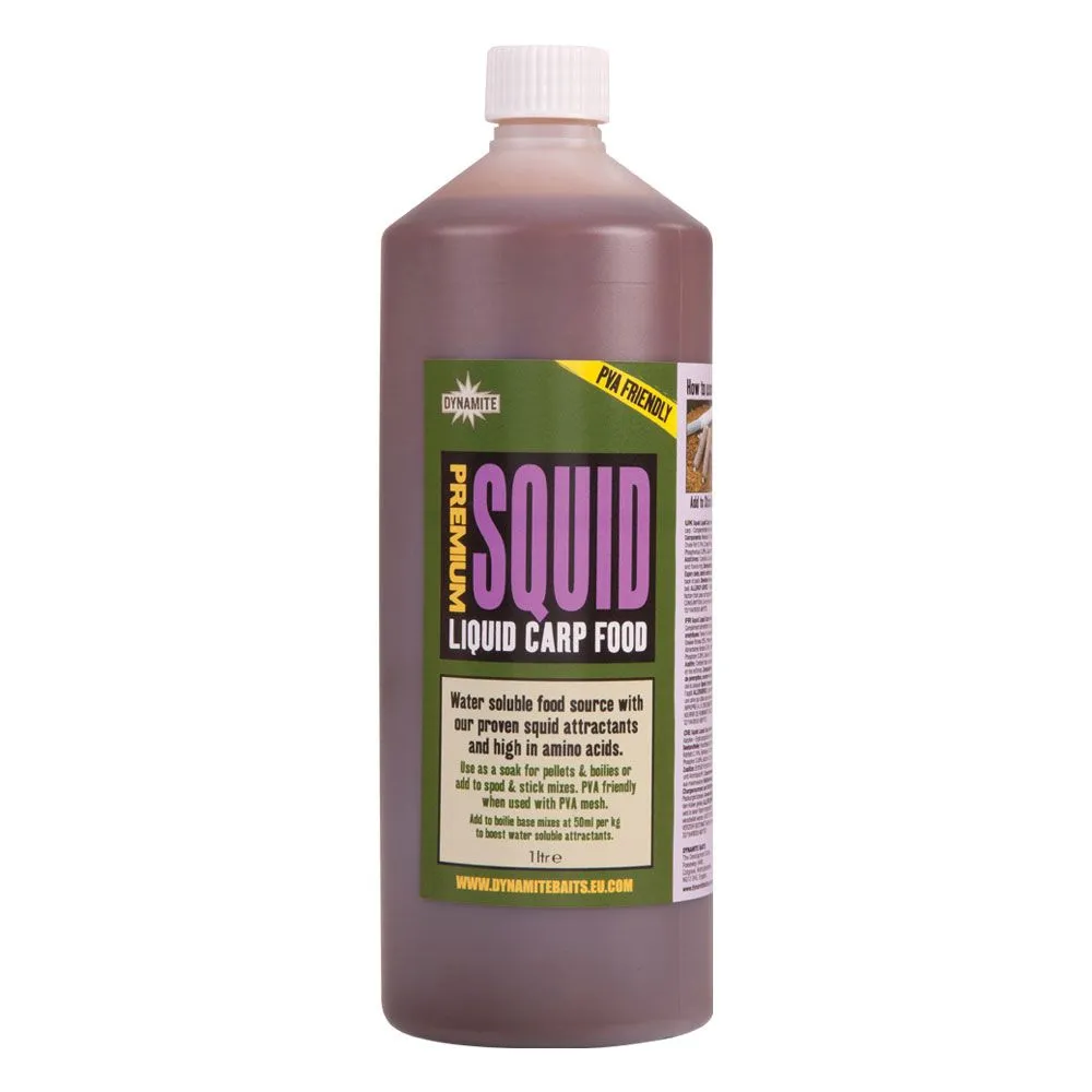 Dynamite Baits Premium Squid Liquid Carp Food 1L